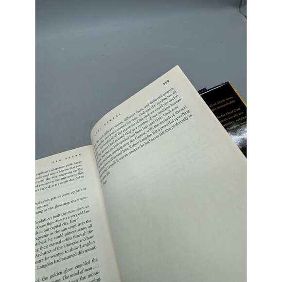 Dan Browns The Lost Symbol Hardcover Novel book English dust cover 2009 READ - Picture 5 of 8
